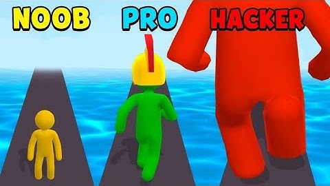 Can We Go NOOB vs PRO vs HACKER in Giant Rush