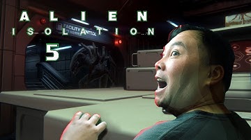 Alien Isolation (Hard Difficulty) Part 5 - These Androids Are A Problem.