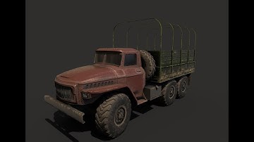Texturing truck 3dsmax Substance painter tutorial FINAL part