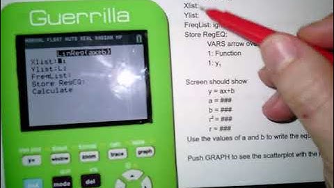 College Algebra 4.2 notes: Building Linear Models for Data