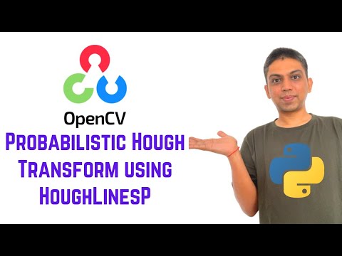 OpenCV Python Tutorial For Beginners 30 - Probabilistic Hough Transform ...
