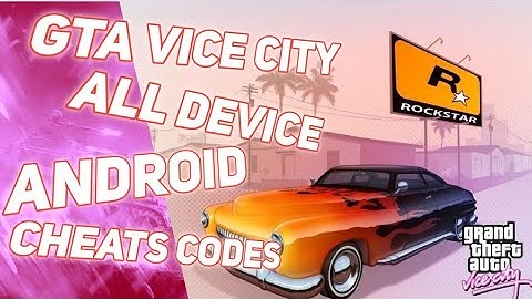 GTA VICE CITY | ANDROID | CHEATS | NON ROOT ALL DEVICE WORK 💯 |