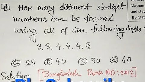 Permutation & Combination | বিন্যাস ও সমাবেশ ক্লাশ-14 | BB Math Academy | Job Math Solution | BCS 