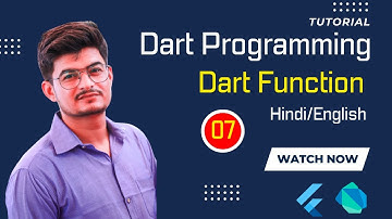 Functions in dart || function syntax || type || dart hindi tutorial || dart tutorial for beginners#7