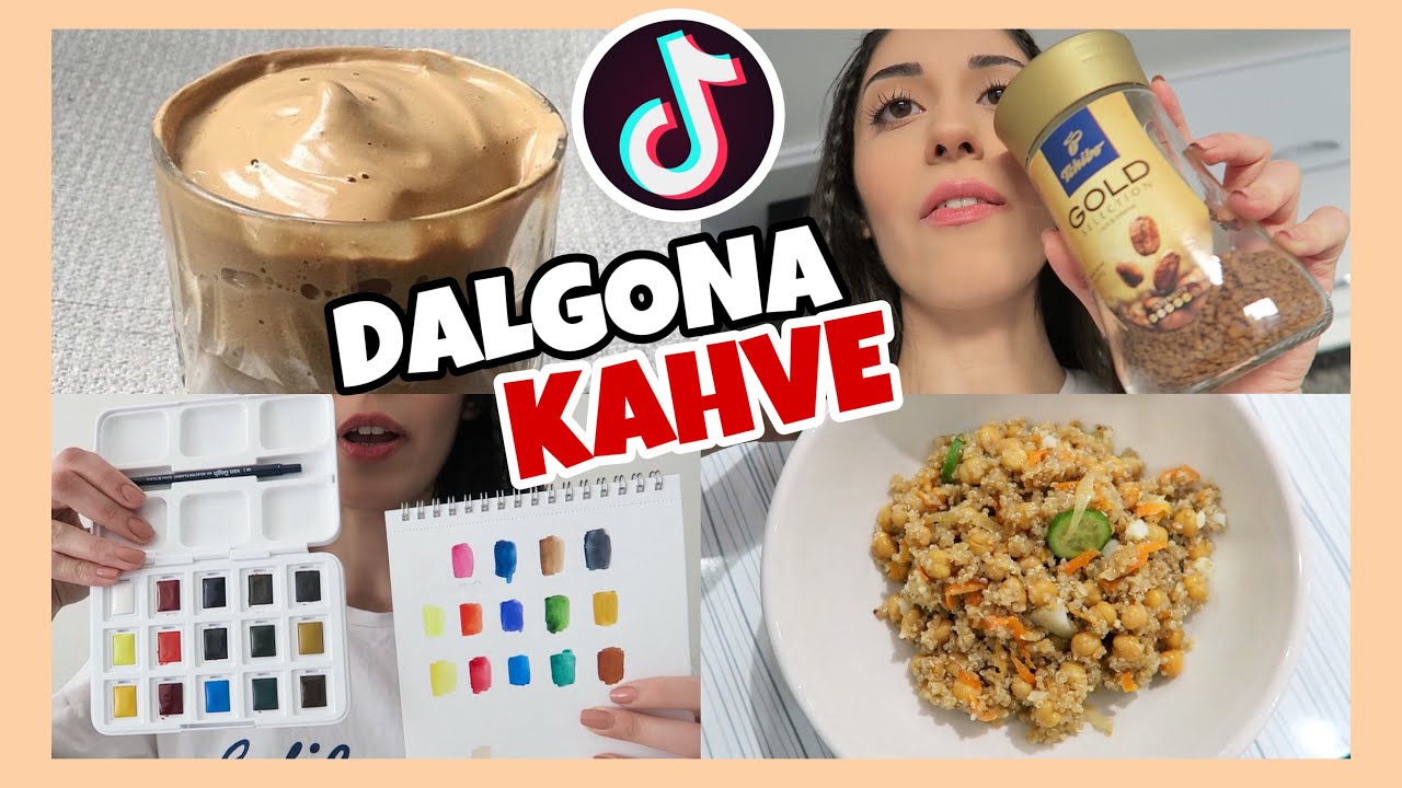 KİLO ALDIRMAYAN ÇOK TOK TUTAN SALATA TARİFİM, TİKTOK KAHVESİ, SULUBOYA