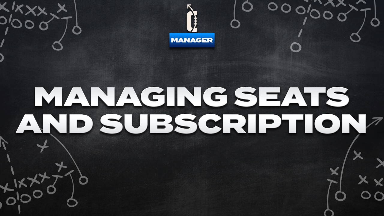 How to Manage Seats & Subscriptions tutorial video thumbnail