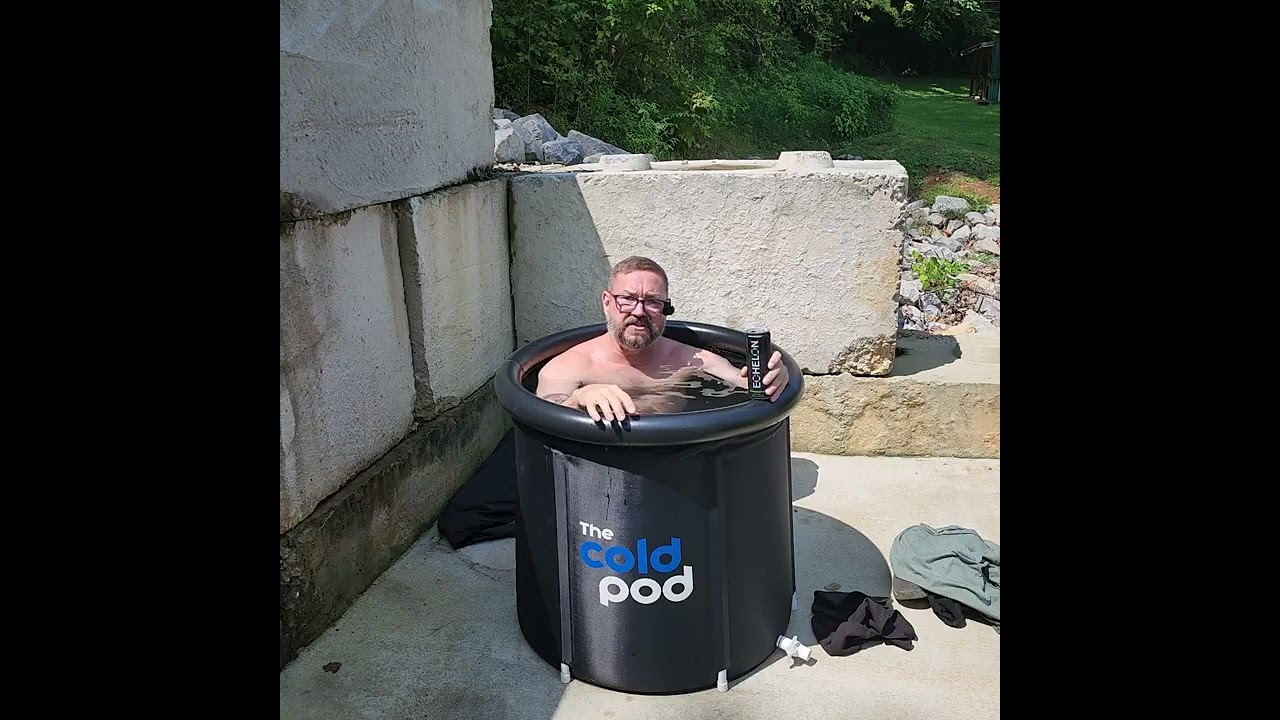Chilling in the Cold Pod Ice Bath Cold Plunge
