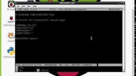 Change keyboard layout of Raspberry Pi