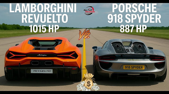 💰 $650K vs $1.5M Money  Lamborghini Revuelto 1,015 HP vs Porsche 918 Spyder Hybrid Hypercar Showdown