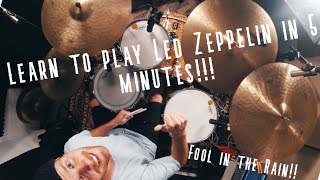 PLAY LED ZEPPELIN 'FOOL IN THE RAIN' IN 5 MINUTES!!!