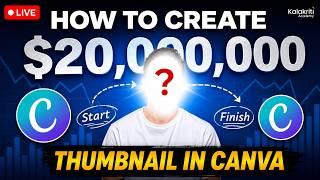 Professional Thumbnail Design Tutorial in Canva for Beginners