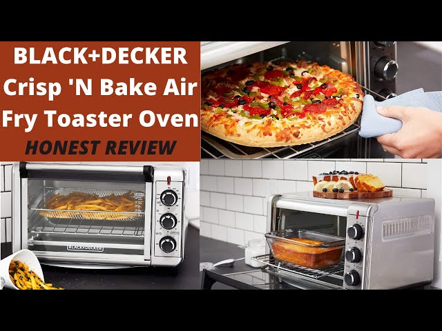 Black + Decker Crisp n Bake Toaster Air Fryer Review 