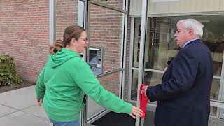 Hamlin Bank Sheffield branch ribbon cutting