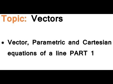 AS/A-Level Maths Vectors