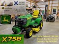 2019 John Deere X758 4X4 Diesel Garden Tractor Delivery & Review By KVUSMC