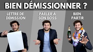 Comment bien démissionner ? (lettre de démission, LES phrases pour l'annoncer, bien partir)