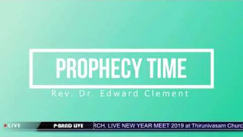 PROPHECY 2019 at NEW YEAR LIVE MEET 2019 Rev. Dr. ...