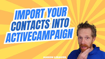 The Right Way to Import Contacts into ActiveCampaign | Clean Lists + Tags Setup