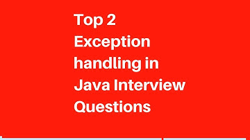 Java for selenium testers | Exception handling in java (interview questions)[Part2]