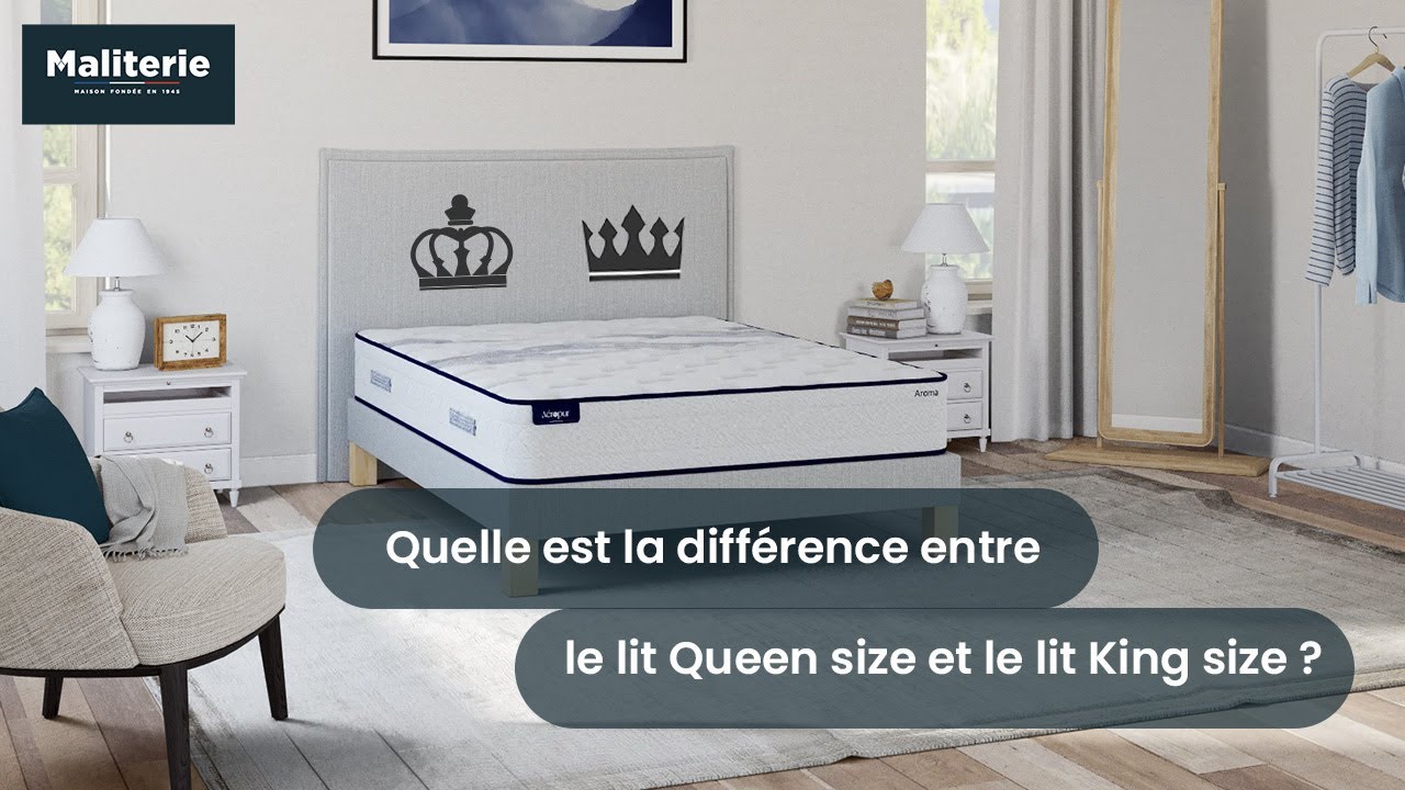 King size ou Queen size : les tailles de lit