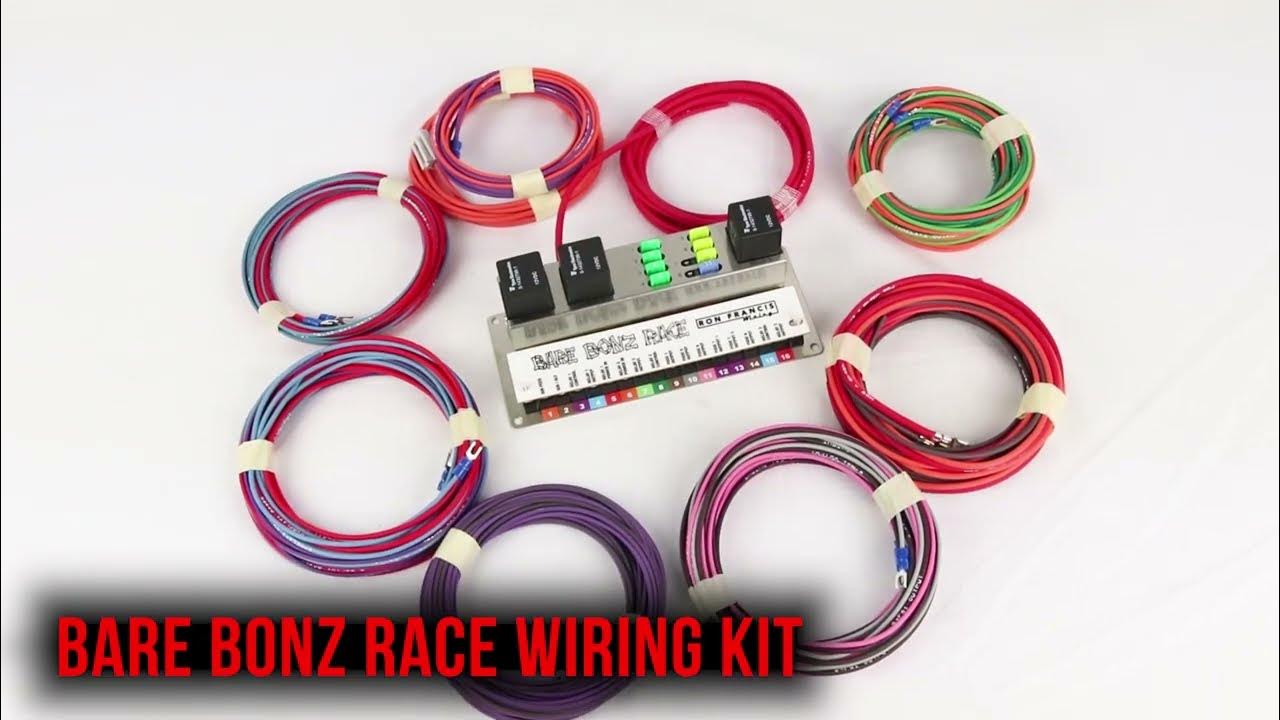 Bare Bonz Race Wiring Kit - YouTube