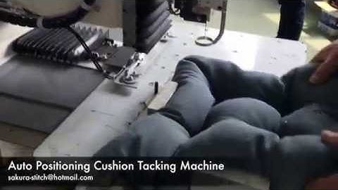 Auto Positioning Cushion Tacking Machine