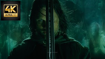 Aragorn, Ölüler Ordusunu Savaşmaları için ikna etmeye çalışıyor - Yüzüklerin Efendisi: Kralın Dönüşü