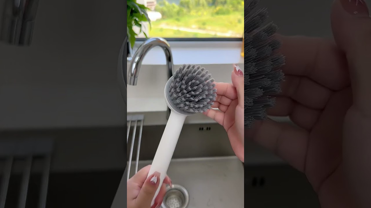 🧽 Tilt or Rotate – The Smart Brush for Every Pot 👍