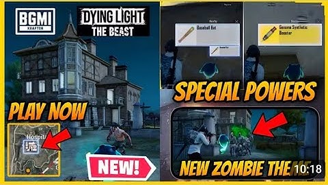 👿BGMI X DYING LIGHT IS HERE - HOW TO FIND ZOMBIE LOCATION? NEW FEATURES AND SPECIAL POWERS#zombie 