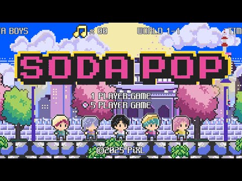 SAJA BOYS SODA POP 8 Bit Game Ver