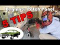 Beginner Patch Panel Welding Tips. First Timer Autobody. My top 5 mistakes and wins.