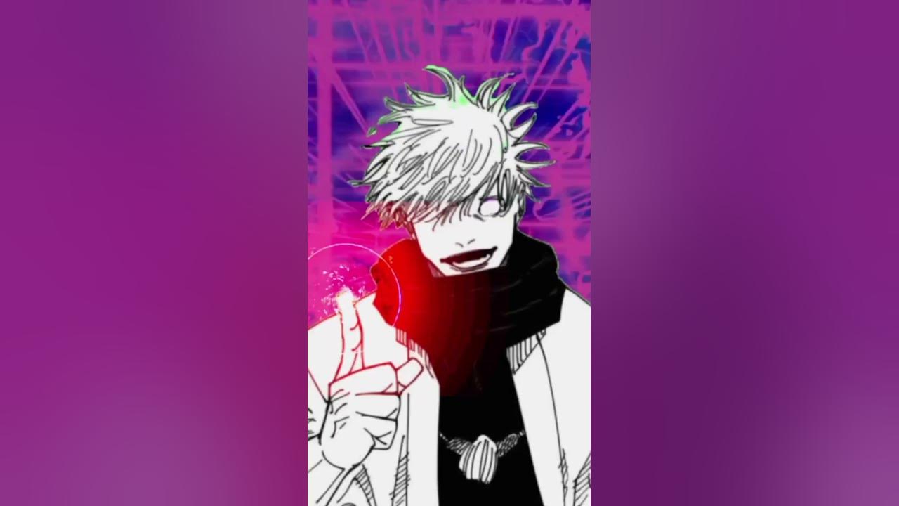 Годжо Сатору использует фиолетовый 200%👹💀 #jujutsukaisen #манга #аниме ...