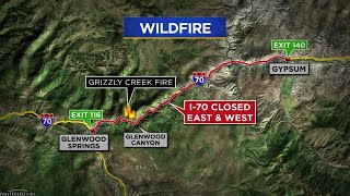 Rafters On Colorado River Watched Grizzly Creek Fire As It Burned Along Interstate 70