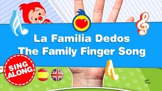 La Familia Dedos - The Family Finger Song  Canciones de Plim Plim Para Aprender Español & Ingles