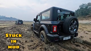 Mud offroading gone seriously wrong with Thar 2020