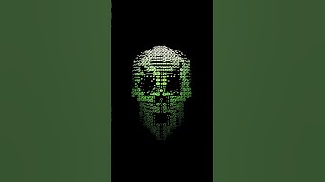 3D Ascii Skull