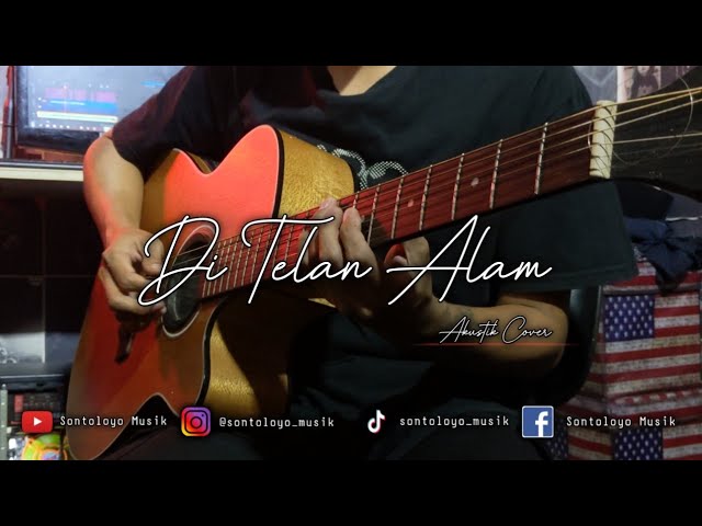 Di Telan Alam || Akustik Cover || Instrument Lirik class=