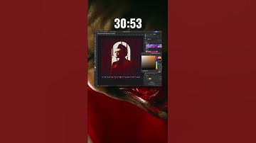 Designing an album cover for The Weeknd in 1 Hour! #photoshop #theweeknd #albumart #graphicdesign