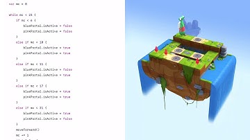 Swift playgrounds quest : random gems everywhere .