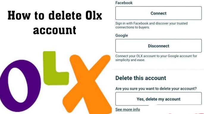 How to delete olx account ? 