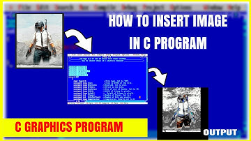 How to insert image in C programming | c program to insert image