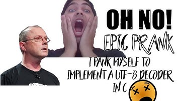 Writing a UTF-8 Encoder and Decoder in C