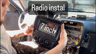 Double din Instal on 97-01 CR-V