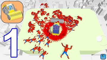 Zombie Pusher - Gameplay Walkthrough Part 1 Level 1-5 (iOS,Android Gameplay)