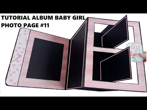 Scrapbooking for Beginners: How to Create a Beautiful Baby Album / POP UP PAGE 11