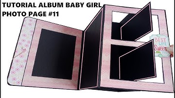 Scrapbooking for Beginners: How to Create a Beautiful Baby Album / POP UP PAGE 11
