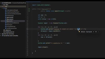 Suma de elementos de un Array en Java. Codigo Explicado