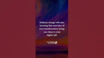 Embrace change with ease, knowing that each layer of your transformation brings you closer to...
