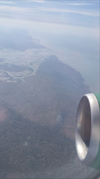 Penampakan Pulau Madura dari Atas Pesawat #shorts #fyp #aviation #