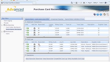 Purchase Card Reconciliation Overview
